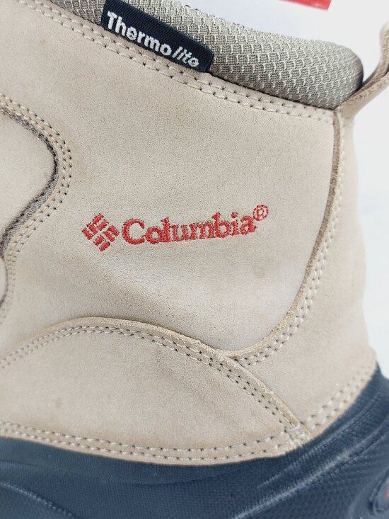 Columbia Men\'s Tan Black Cascadian Summit Suede Leather Snow Boots Size US 9 main image 6